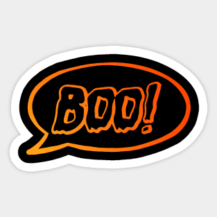 Halloween Boo! Sticker